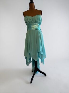 Juliet Sweetheart Neckline High low Flowy Strapless Dress Size 3XL